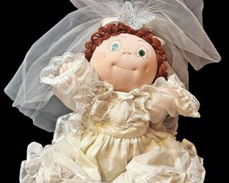 Cabbage Patch KidLike Cloth Doll Signed