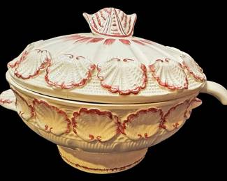 Large Italian Ceramic Soup Serving Bowl