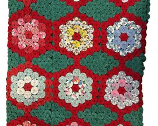 Vintage Grandmothers Flower Garden Quilt