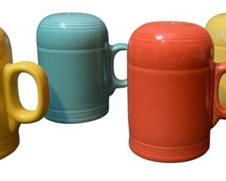 4 Fiesta Rangetop Salt Pepper Shakers