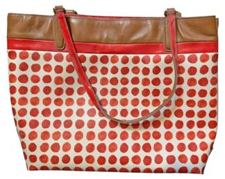 Coach Coated Canvas Leather Tote Bag