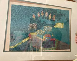 “Houses In Dark Mosaic” by Joshua Scheinfeld