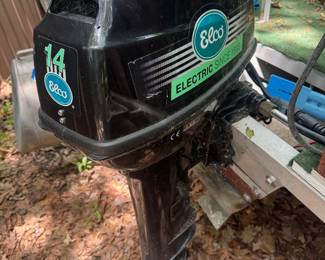 With new Elco electric motor- no gas hauls!!