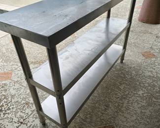 stainless steel prep table