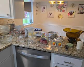 vintage Culver glass, hand blown and more