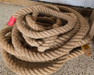 heavy, large rope