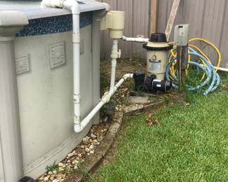 Pool 1 year old pump