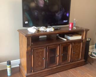 Console and tv