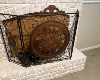 Fireplace screen