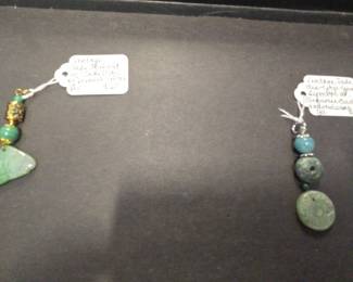 HHC496 Myrna Lee Chang Pendants With Beads Of A Variety Of Materials & Natural Stones