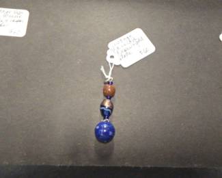 HHC483 Myrna Lee Chang Pendants With Beads Of Various Materials & Natural Stones