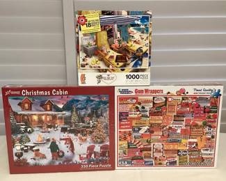 HHC229 Three Fun Jigsaw Puzzles Brand New