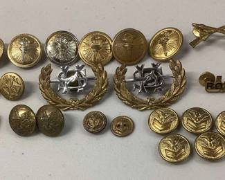 HHC116 Collection of Vintage Kamehameha Schools Army & ROTC Medals