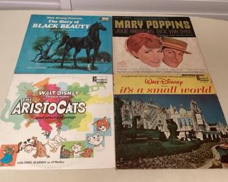 HHC201 Four Vintage Vinyl Walt Disney Records