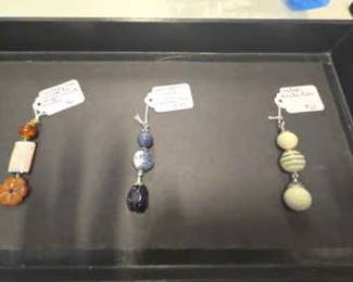 HHC479 Myrna Lee Chang Pendants With Natural Stone Beads