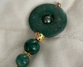 HHC584 - Myrna Lee Chang Jade Pendants
