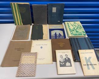HHC153 - VERY RARE Lot of Yearbooks 1920s, 30s, 50s, 60s - Kamehameha Schools & University of Hawaii