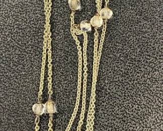 HHC164 - Vintage Helbros Women's Pendant Bubble Watch Necklace with Chain