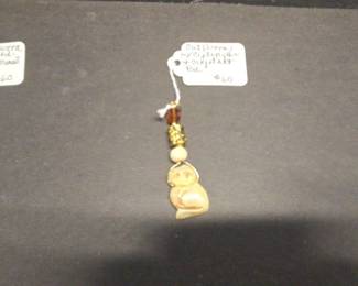 HHC449 Myrna Lee Chang Pendants With Natural Stone Beads