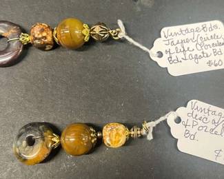 HHC474 2 Myrna Lee Chang Vintage Pendants