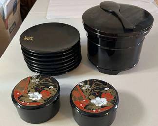HHC202 - Laquer Ware By Bambo From Okinawa