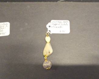 HHC453 Myrna Lee Chang Pendants With Natural Stone Beads