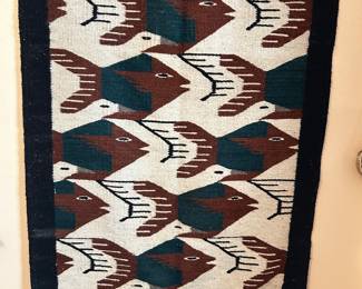South American Wool Woven Wall Hanging 60”x40” $90