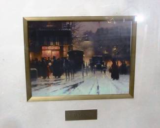Nicely framed G. Harvey print