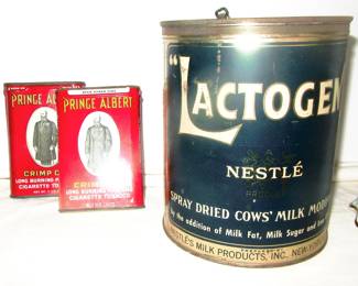 Larger look at tins.