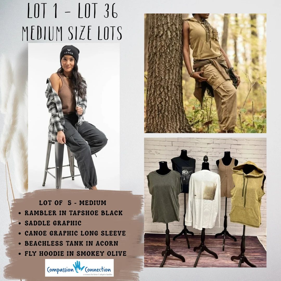 Lot 1 -36: Medium, High End Venor Brand New Clothes $420 List