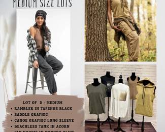 Lot 1 -36: Medium, High End Venor Brand New Clothes $420 List
