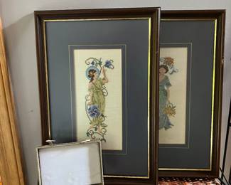 Needleponts, miniature masks