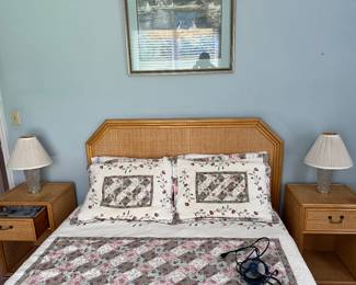 Matching Bedroom furniture, German crystal lamps and Bobs mattress