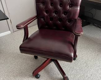 Leather Desk Chair