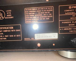 Pioneer CD Player