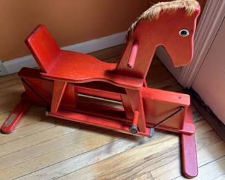 Vintage rocking horse