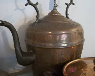 Vintage Turkish Copper Kettle