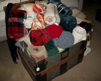 Blankets / Vintage Trunk