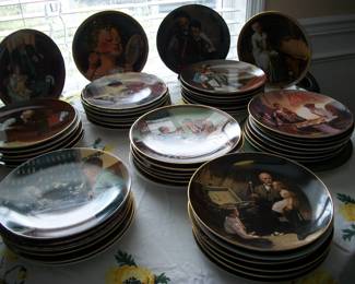 Norman Rockwell Plates