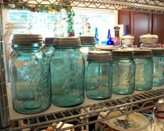 Ball Blue Jars with lids