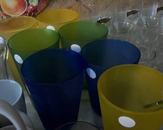 Frosted Drink Glasses