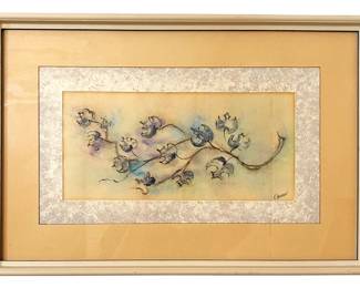 Original Botanical Watercolor