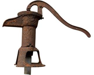 Antique Cast Iron Water Pump