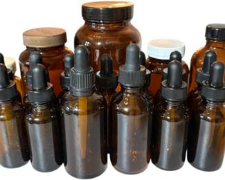 Amber Colored Glass Bottles