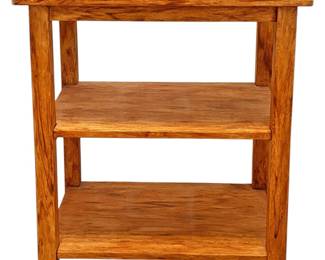 Solid Wood Three Tier Cart
