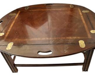 Inlaid Wood Coffee Table