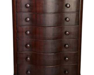 Red Hued Wood Lingerie Chest