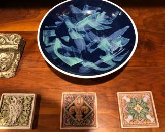 Pottery tiles 