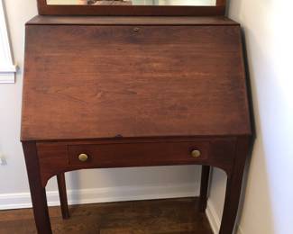 Antique slant front desk