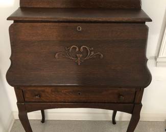 Antique oak desk